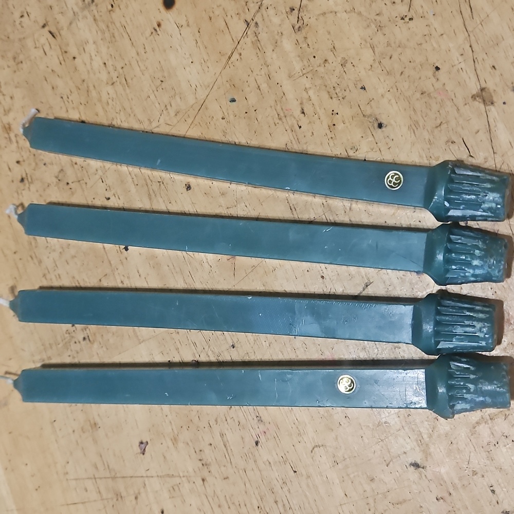 Vintage Partylite D4050 Evergreen 10 In Candle Sticks Set Of 4